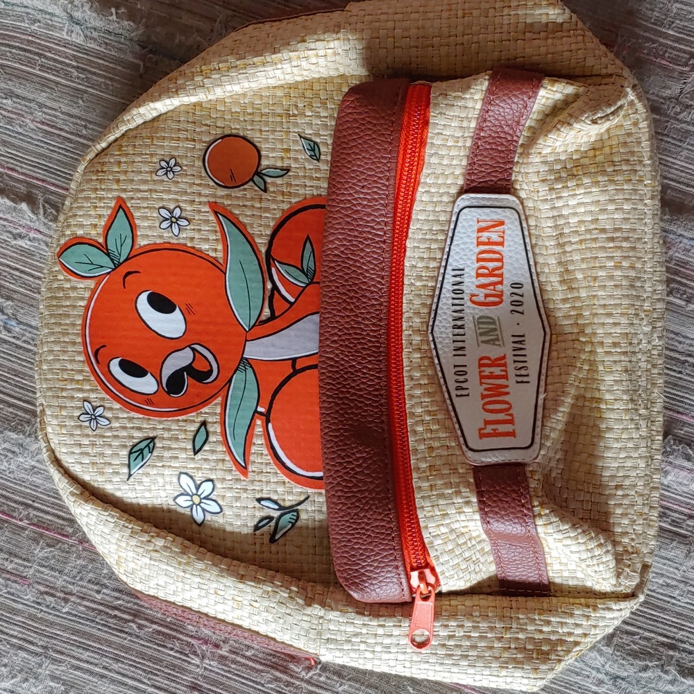 Orange Bird mini backpack